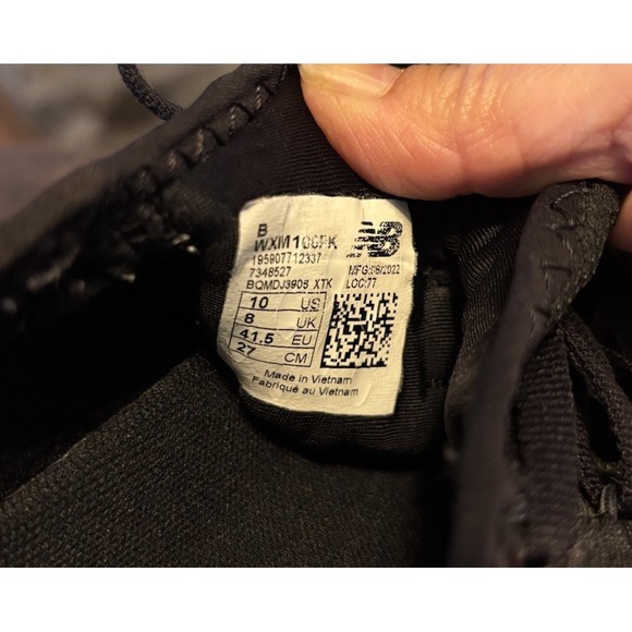 New Balance‎ FuelCell Black Silver Running Shoes Men's Size 10 - Picture 9 of 9